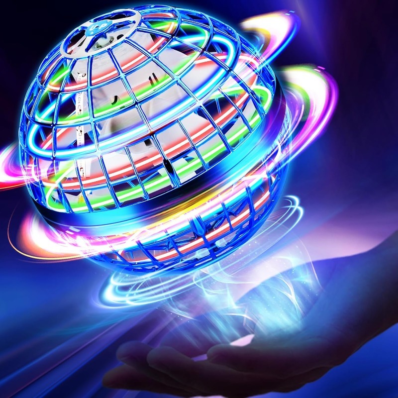 Drone Ball Rc - Летающий шар-игрушка, управляемый вручную, со светодиодами,
