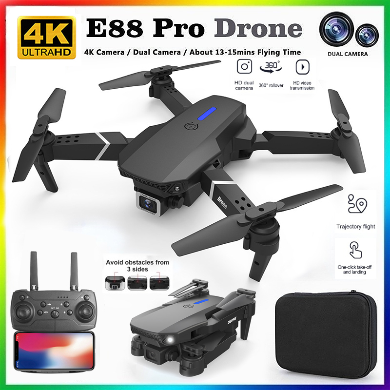 Drone E88Pro Rc 4K - Новый профессиональный квадрокоптер E88 2026 года
