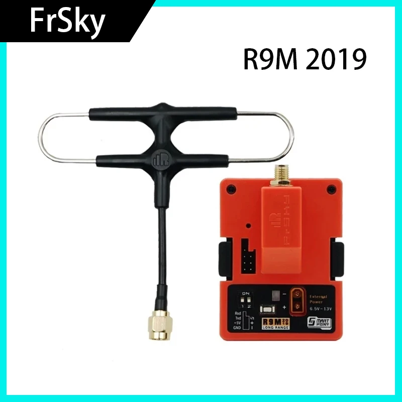 Frsky Receiver Module - FrSky R9M 2019 с установленной антенной