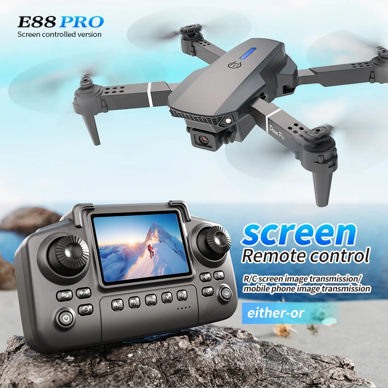 Rc Drone Uav - Профессиональный дрон E88 PRO с экраном