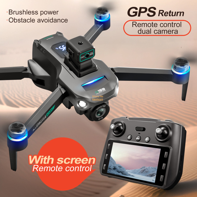 Gps Module Drone - Двойная камера 8K, 5G, WIFI, FPV,