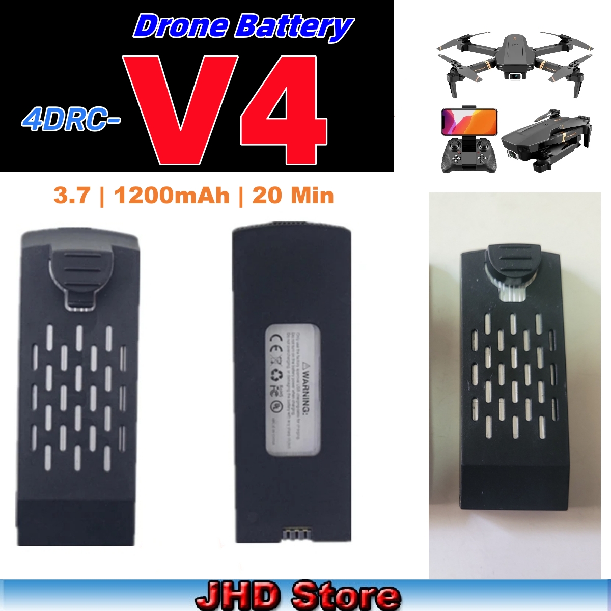 Lyzrc Drone - Батарея JHD 4дрк V4 3,7 в