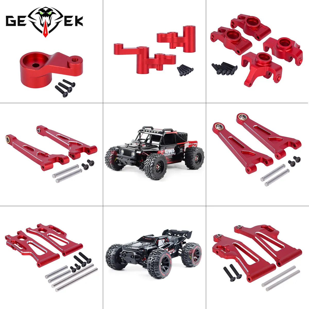 Rc Car Body Shell - Комплект алюминиевых деталей ЧПУ: рулевые кронштейны,