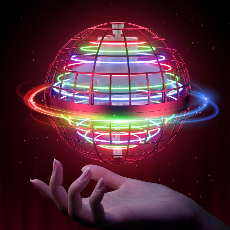 Drone Ball Rc - Летающий шар-игрушка 2025, Вращающийся дрон-спиннер, Летающий