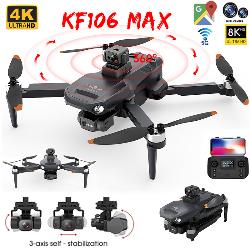 2022 НОВЫЙ KF106 Max Drone 8K  – обзор и цена Drone E88Pro Rc 4K