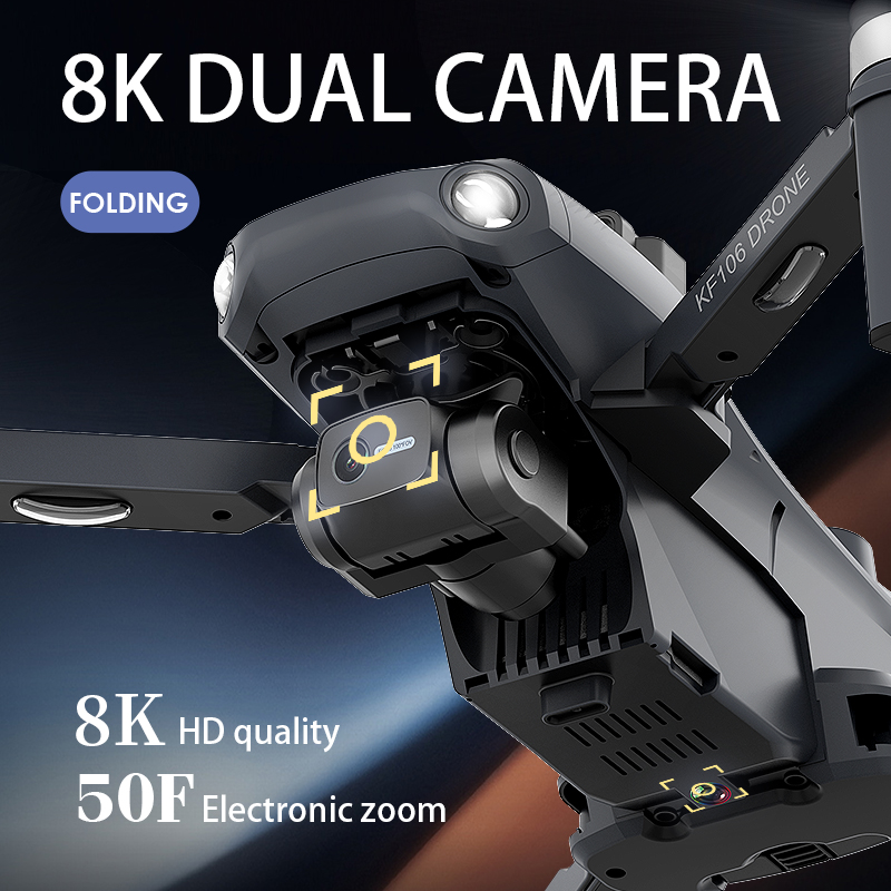 2022 НОВЫЙ KF106 Max Drone 8K  – обзор и цена Drone E88Pro Rc 4K
