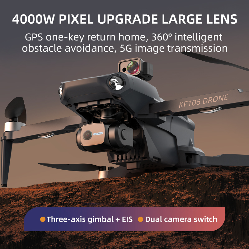 2022 НОВЫЙ KF106 Max Drone 8K  – обзор и цена Drone E88Pro Rc 4K