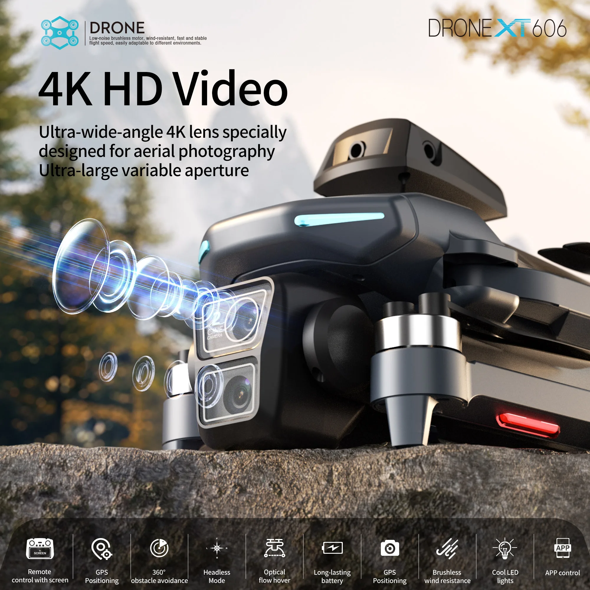 Дрон Lenovo XT606 профессионал – обзор и цена Drone E88Pro Rc 4K