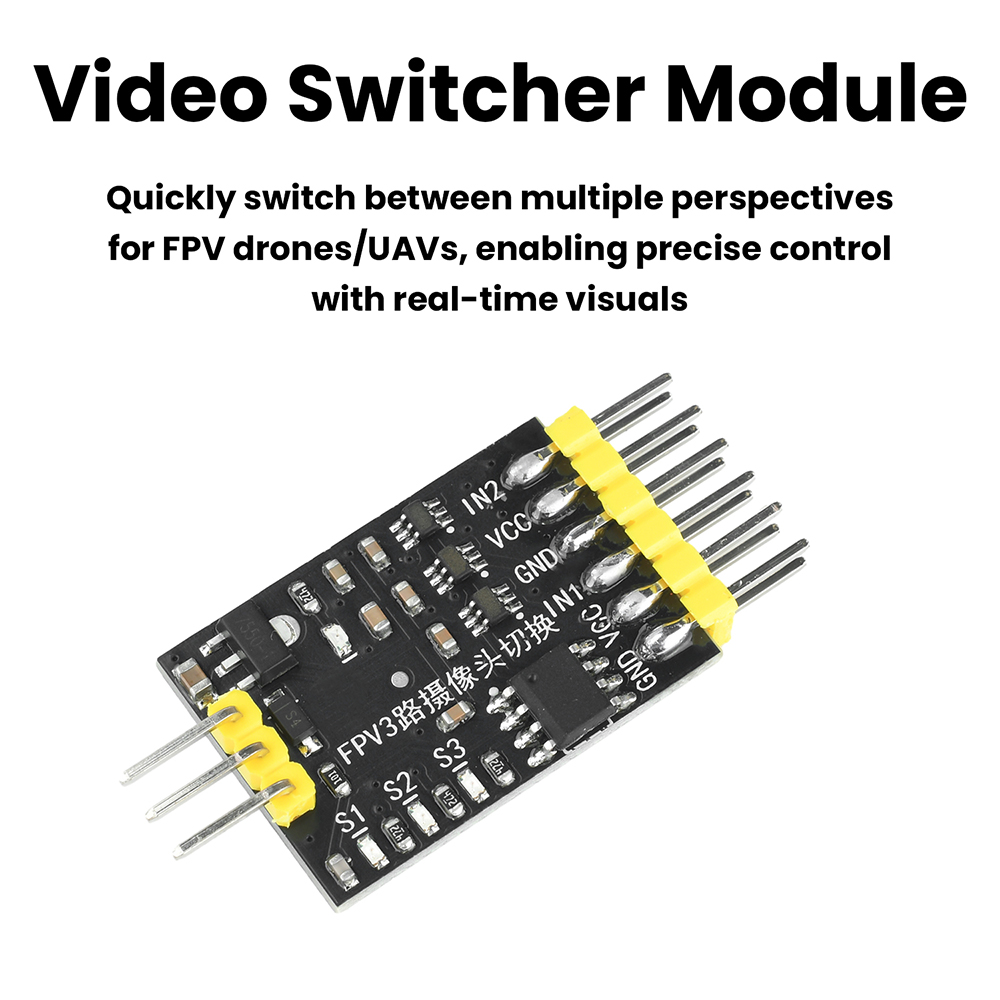 Модуль видеопереключателя DC5- – обзор и цена Drone Switch Rc