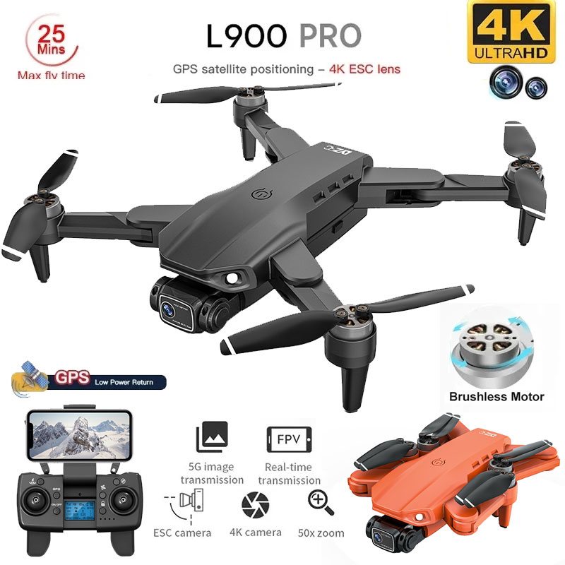 Квадрокоптер L900 Pro складной – обзор и цена Drone E88Pro Rc 4K