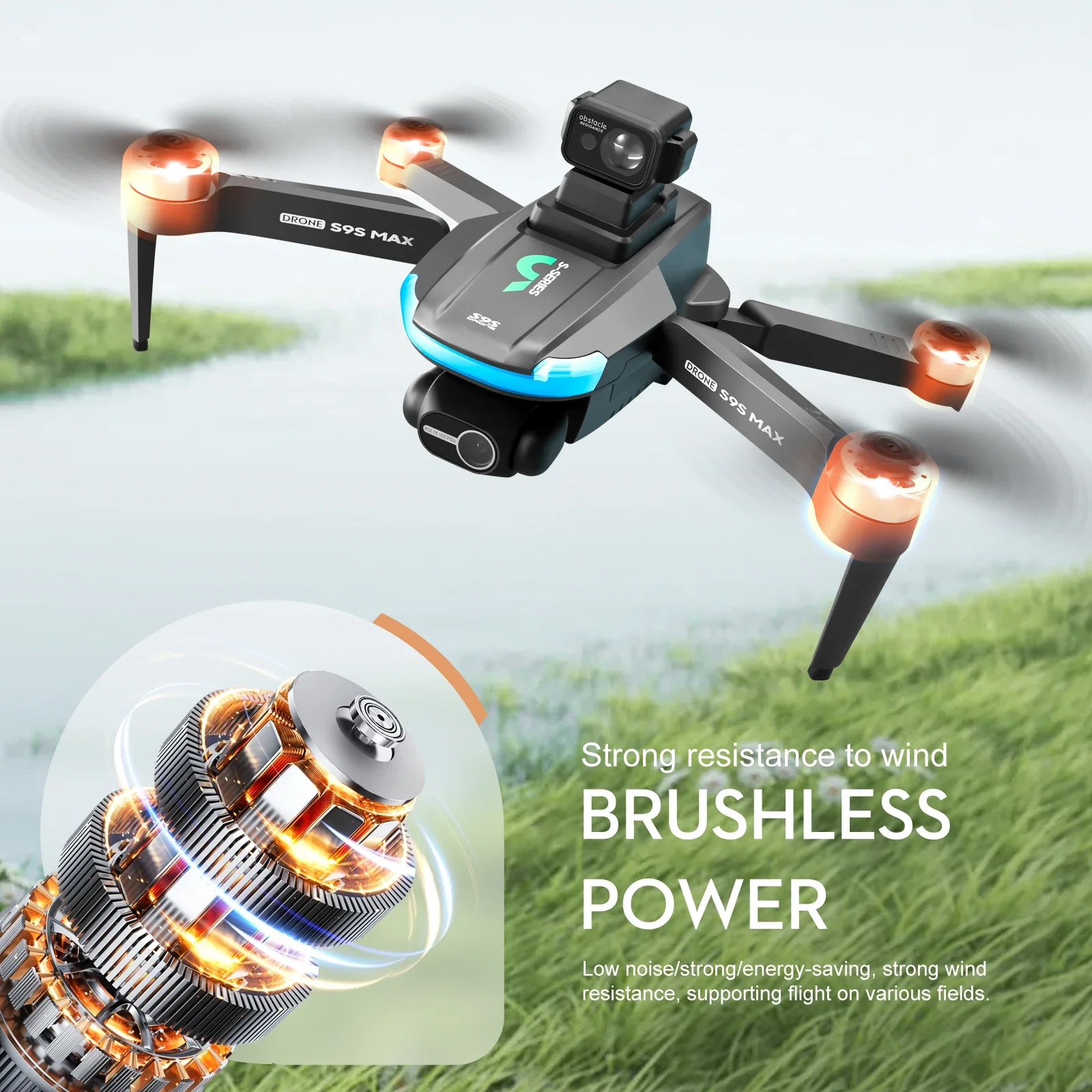 НОВЫЙ S9S MAX MINI Drone 4K 2- – обзор и цена Rc Drone Uav