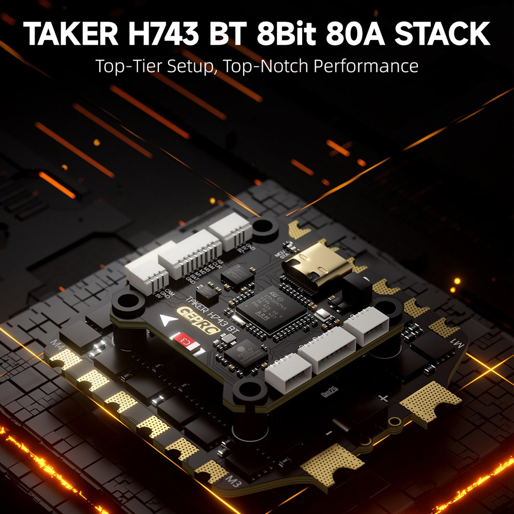 GEPRC TAKER H743 BT 8Bit 80A S – обзор и цена Drone Tech Rc