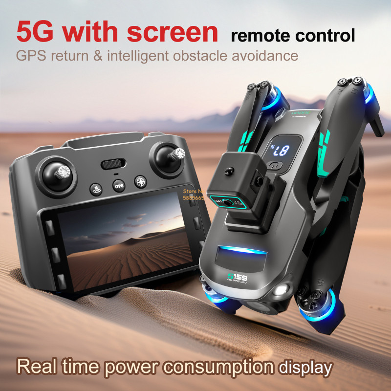 Двойная камера 8K, 5G, WIFI, F – обзор и цена Gps Module Drone