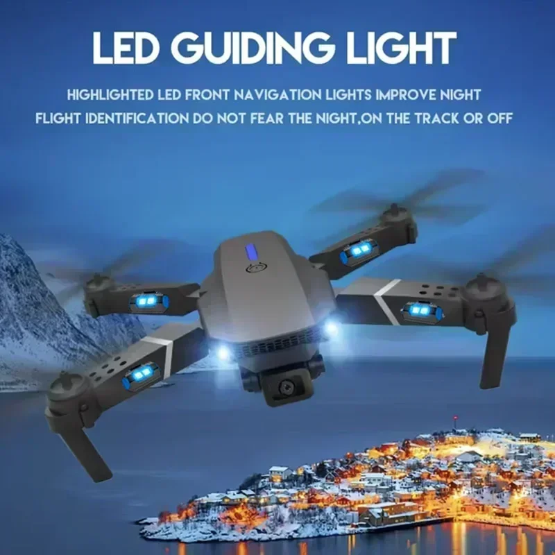 E88 Pro WIFI FPV Дрон Широкоуг – обзор и цена Drone E88Pro Rc 4K