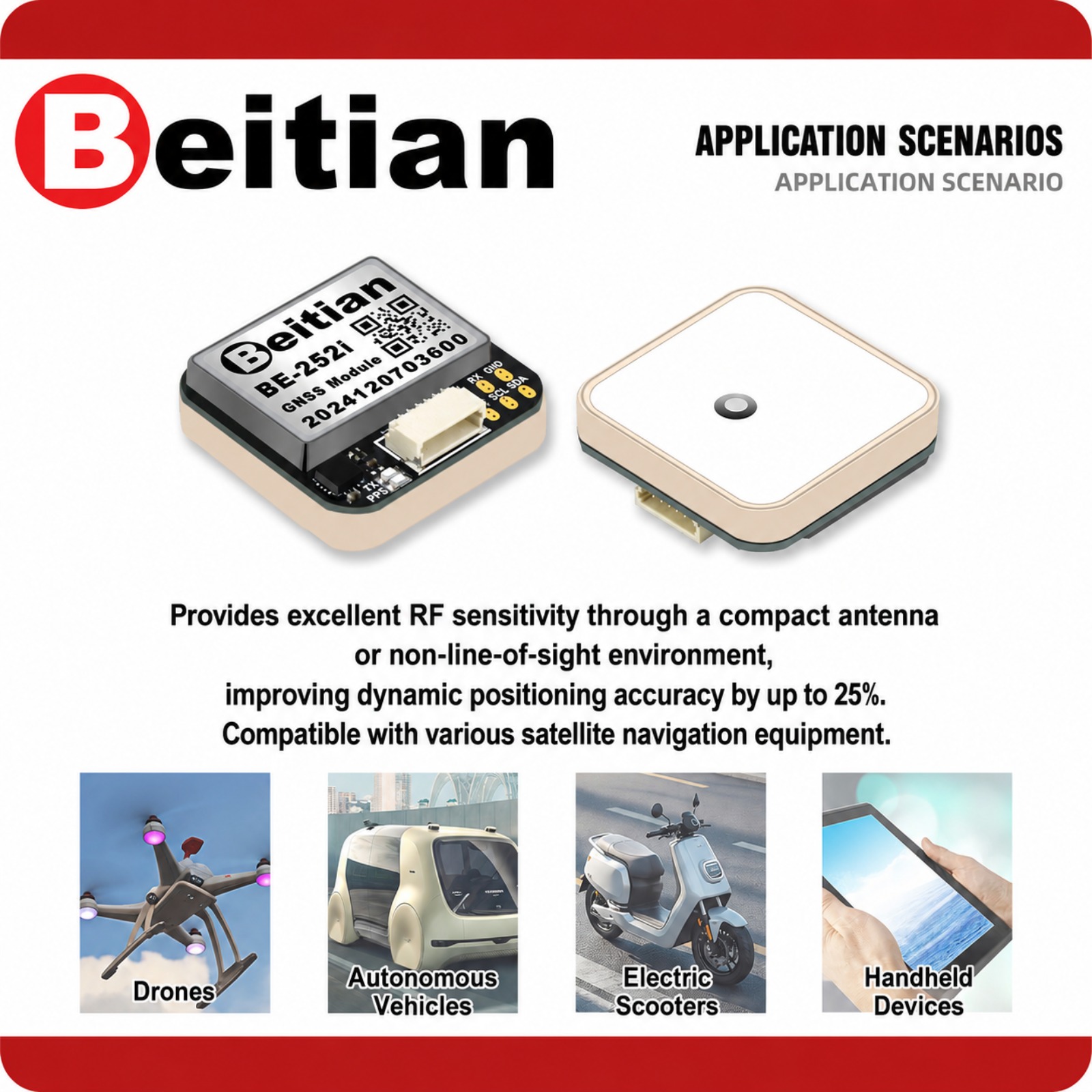 Модуль компаса Beitian M10 с т – обзор и цена Gps Module Drone