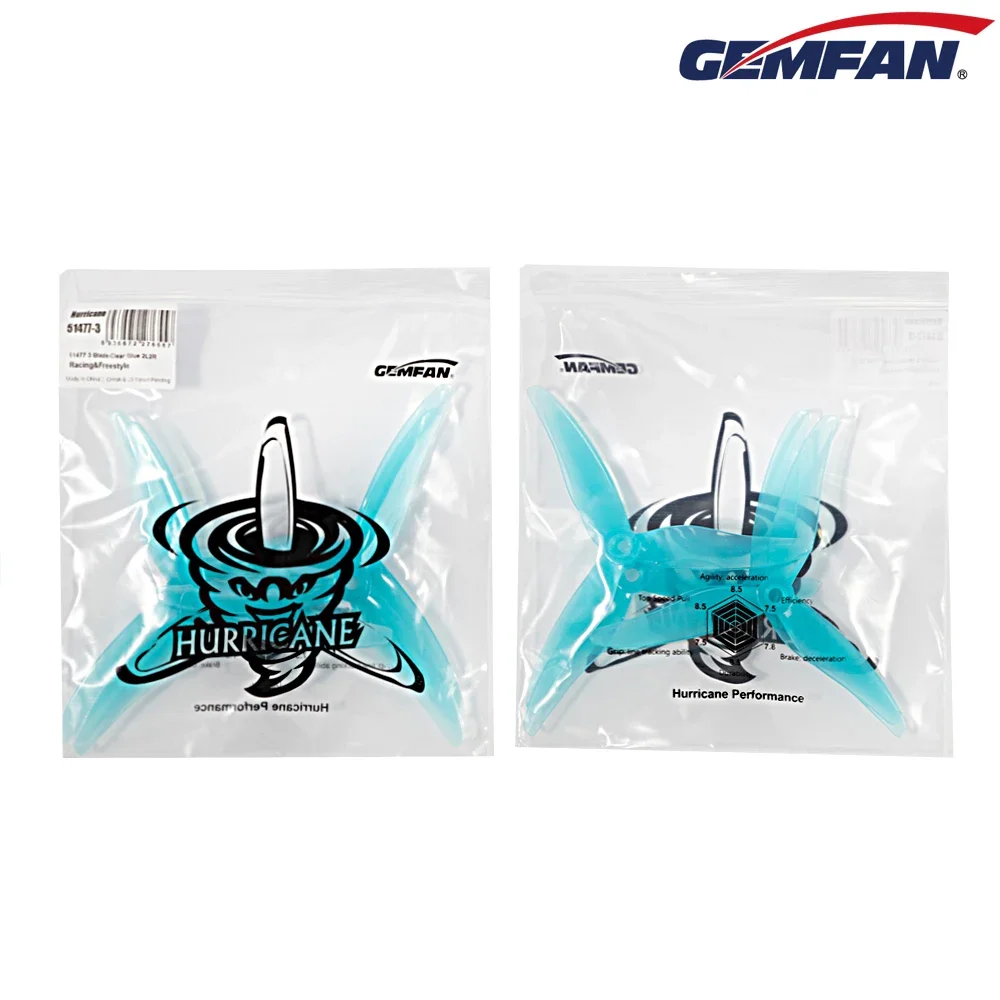 10 пар (10CW + 10CCW) Gemfan J – обзор и цена Drone Rc Parts
