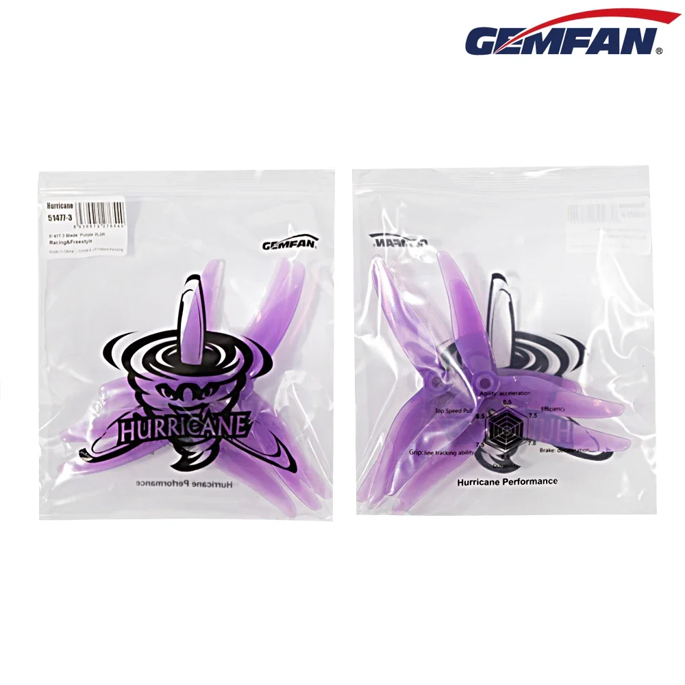 10 пар (10CW + 10CCW) Gemfan J – обзор и цена Drone Rc Parts