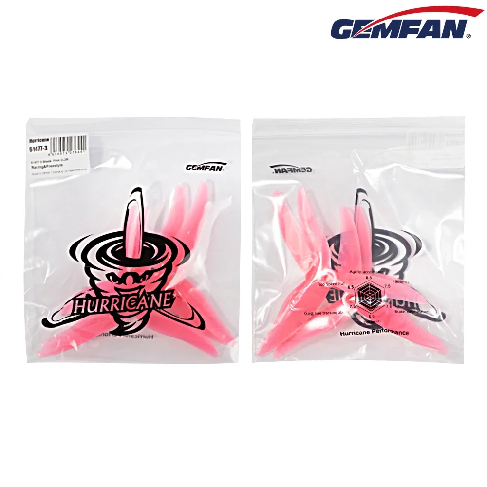 10 пар (10CW + 10CCW) Gemfan J – обзор и цена Drone Rc Parts
