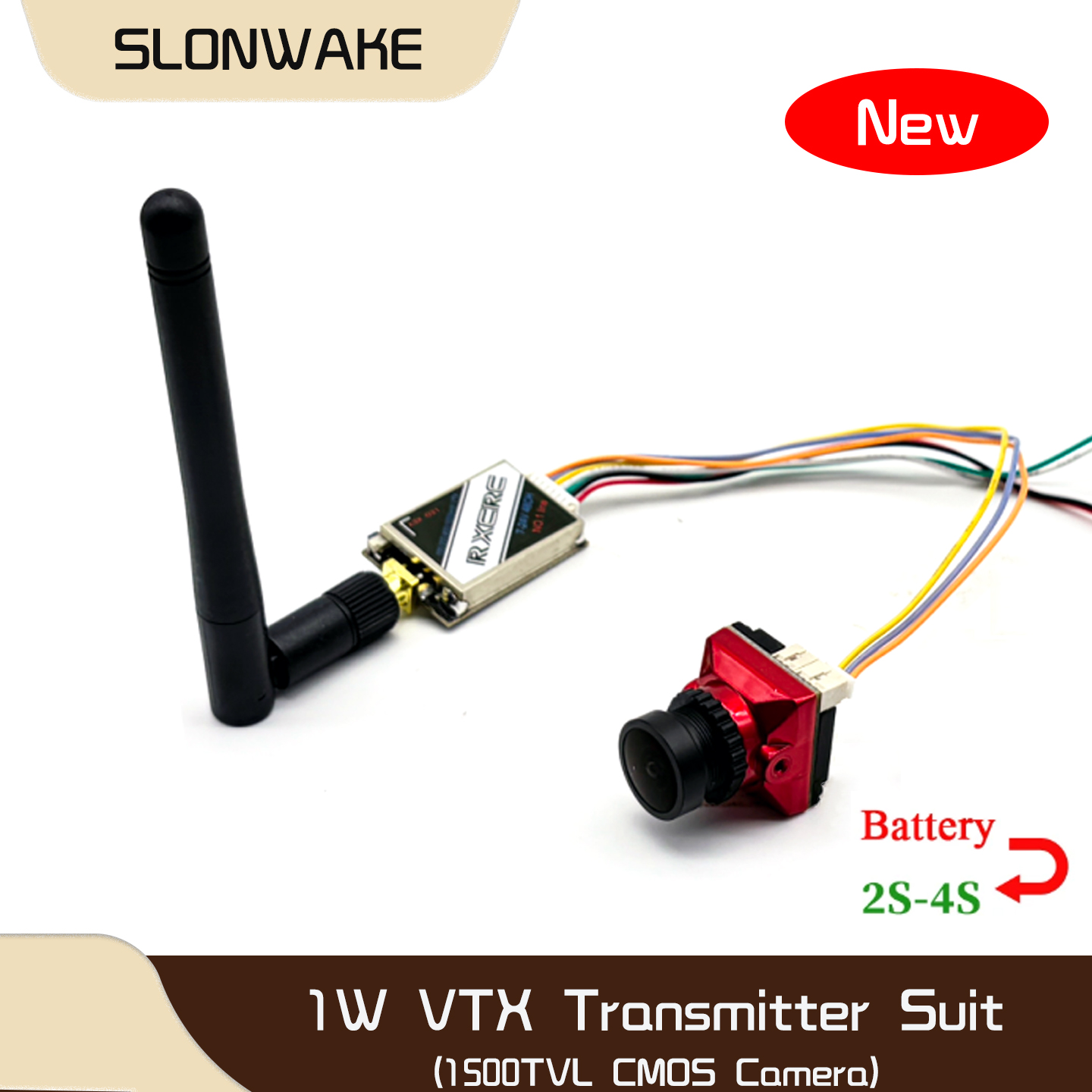 SLONWAKE 5.8G 48CH 1W VTX 100/ – обзор и цена Fpv Camera Cmos