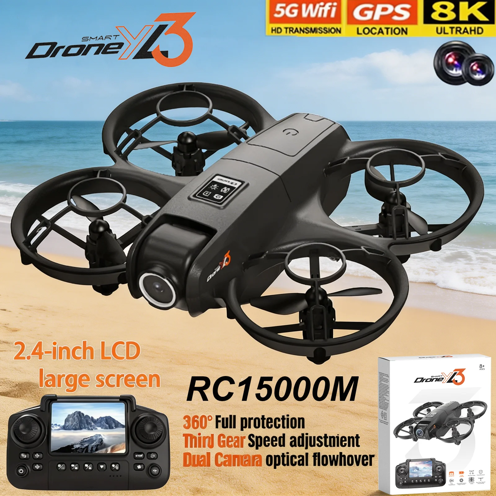 Новый радиоуправляемый дрон YL – обзор и цена Drone E88Pro Rc 4K