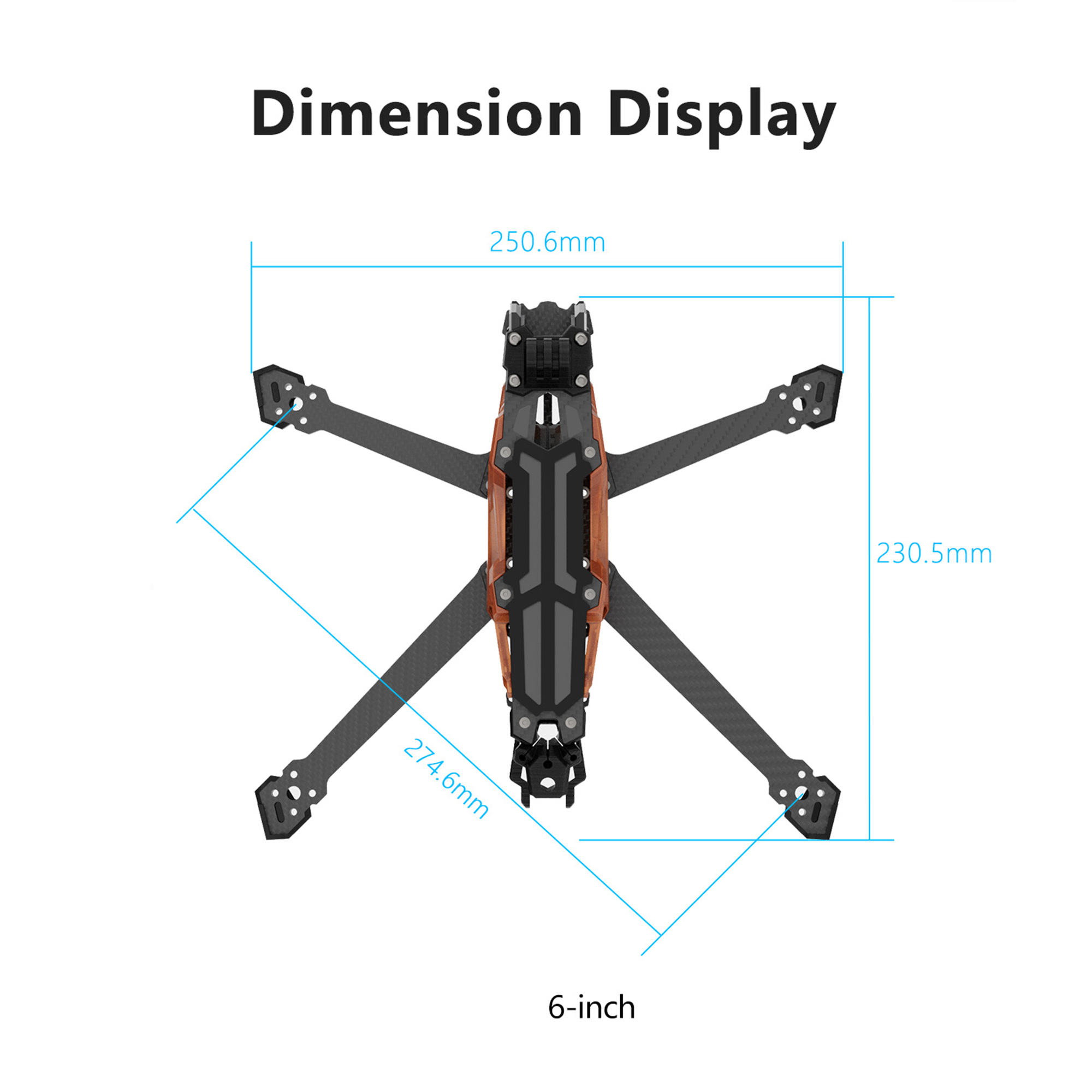 Рама из углеродного волокна GE – обзор и цена Drone Rc Quadcopter
