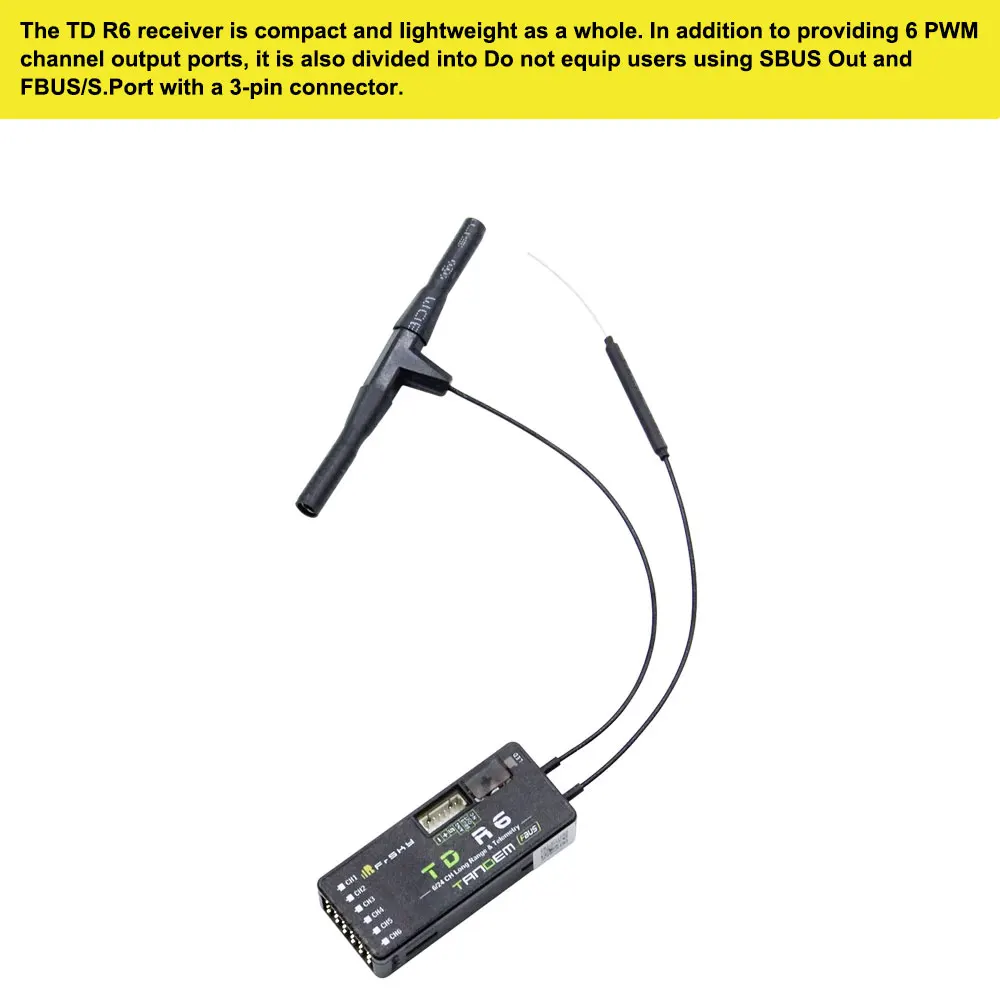 FrSky TD R6 2,4G/900 МГц двухч – обзор и цена Frsky Receiver Module